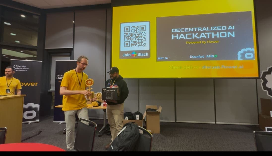 Cómo Gané el Hackathon de IA Descentralizada en Stanford